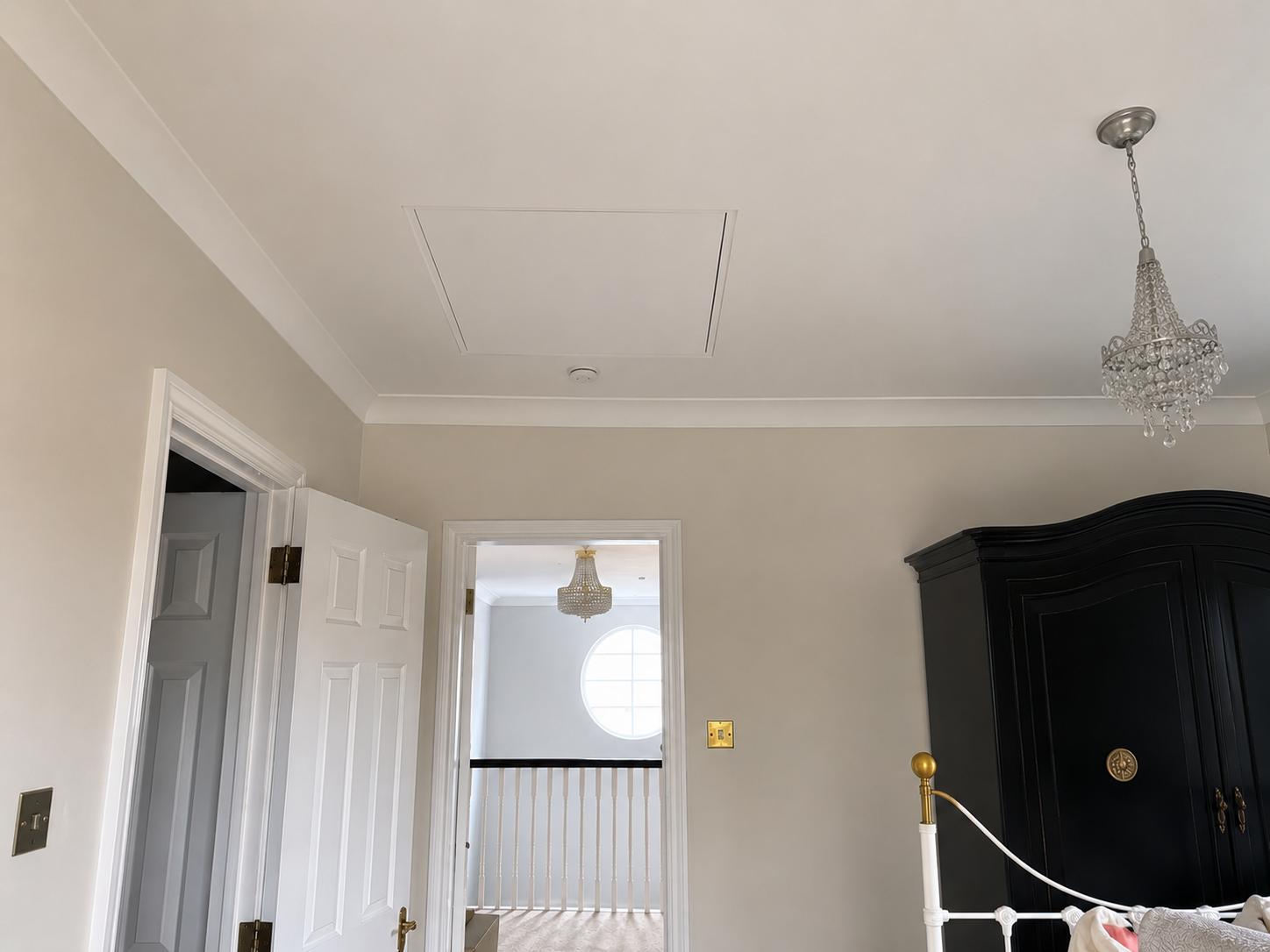 Winter Loft Pipe Failure — Bedroom Structural Drying